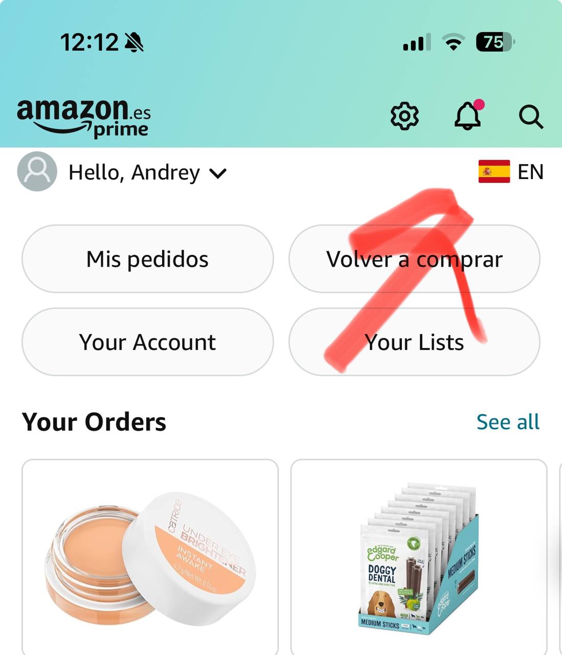 Изображение к статье: ⚡️ В испанский Амазон добавили английский язык